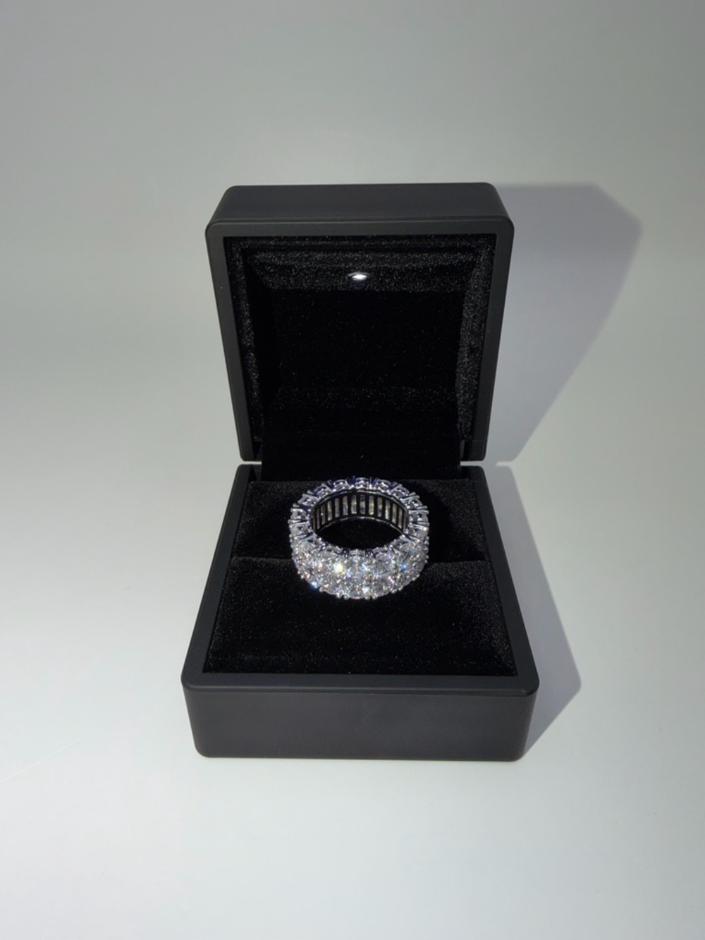 Iced Double CZ "Tennis" Ring